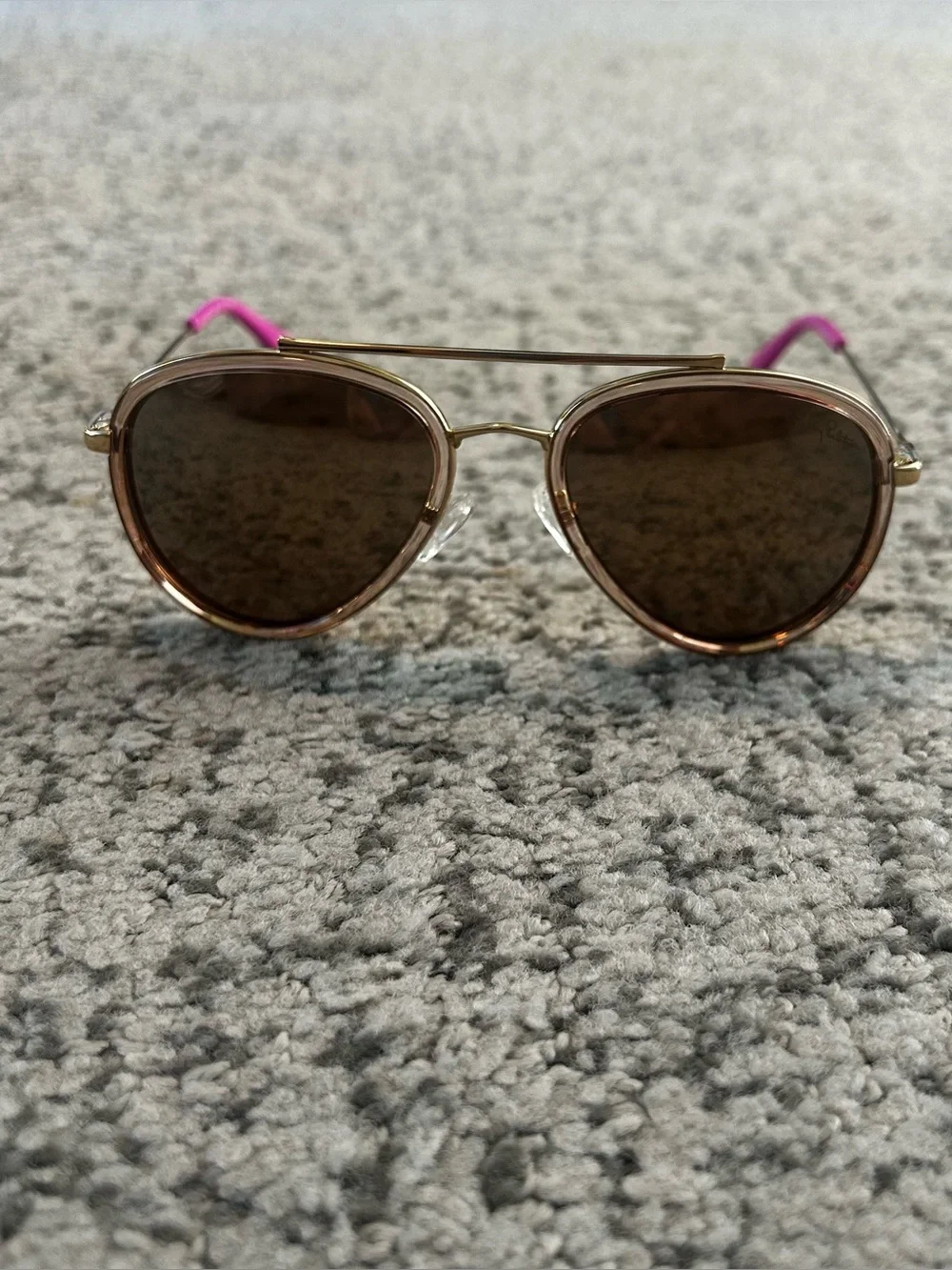 Lilly Pulitzer Pink & Gold Elliot Sunglasses